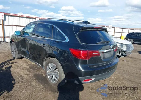 2014 Acura Mdx Technology Package z USA, uszkodzony, nr VIN 5FRYD4H41EB027107